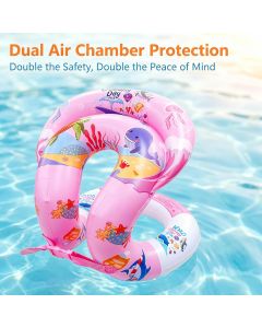 ENOMIN Floaties Swim Vest for Child Portable 90 lbs, Bundle of 3