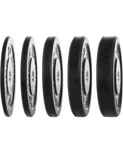 Lifeline Fitness Rubber Olympic Bumper Plates 45LB