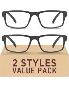 Kitchasy 2 Pack Reading Glass 2 Pack, Bundle of 3