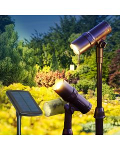 [Delivered by May 4, 2026] Smart Yard Outdoor Solar Spotlight Waterproof 2 Pack