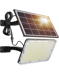 JACKYLED 1000 Lumens 299 LED Solar Lights Outdoor 1 Pack