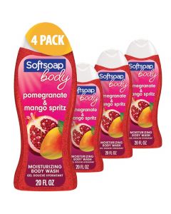 [Delivered by May 3, 2026] Softsoap Body Wash & Colgate Max Fresh Whitening Toothpaste Pack of 4, 6.3 Ounce