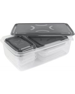 DecorRack 7 Piece Food Storage Container Set 7 Piece, Bundle of 3