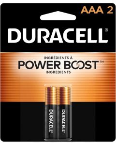 DURACELL Coppertop AAA Batteries with Power Boost Ingredients Pack of 1, 2 Count, Bundle of 5