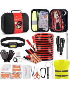 AUTODECO Car Roadside Emergency Kit Portable