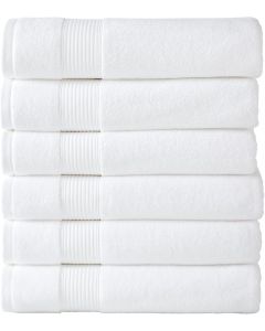 Modern Threads Hotel Collection 6-Pack 100% Ring Spun Cotton Cotton 6-Pack, 30x60