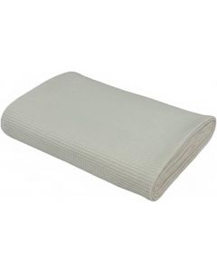 GO GREEN ORGANICS Waffle Bath Towel Cotton 5x58 INCHES, Bundle of 2