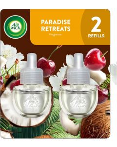 Air Wick Plug In Scented Oil Refill Paradise Retreat 2ct, Bundle of 3
