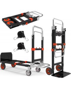 Doerpuz 3-in-1 Folding Hand Truck Heavy Duty 500 lb