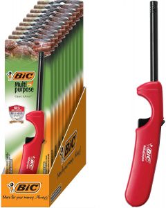 [Delivered by May 9, 2026] BIC Multi Purpose Lighter with Long Metal Wand Metal 10 Count