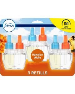 Febreze Plug in Air Freshener 3 Count, 0.87oz, Bundle of 2