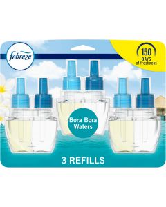 Febreze Odor-Fighting Fade Defy Plug Air Freshener Refill, Bundle of 3