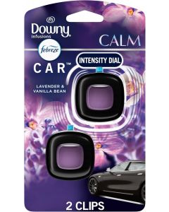 Febreze Car Vent Clip 2 Count, 0.13 oz, Bundle of 6