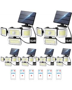 [Delivered by May 11, 2026] CLAONER Solar Outdoor Lights Motion Waterproof 6 Pack, 16.4ft