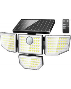 Adewalk 3000LM Outdoor Solar Light Waterproof, Bundle of 2