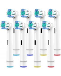 SetSail Toothbrush Heads for Oral B Electric 8 Pack, Bundle of 4