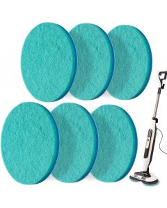 Frescares S7001 Upgraded Steam&amp;Scrub Mop Pads, Bundle of 2