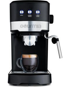 Gourmia 15-Bar Espresso Maker with Powerful Frothing Wand with 1.2L