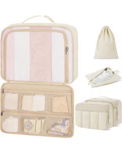BAGSMART Compression Packing Cubes for Travel, Bundle of 2
