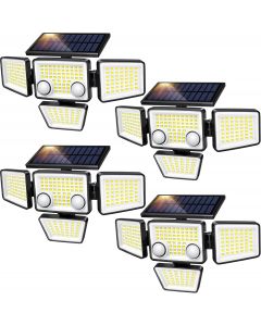 [Delivered by May 11, 2026] LYWALT Solar Lights Outdoor Waterproof 4 Pack