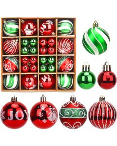 Priksia 44 Pieces Christmas Ball Ornaments, Bundle of 2