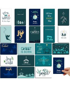 Nuanchu 80 Pcs Religious Christmas Postcards 4&#039;&#039; x 6&#039;&#039;, Bundle of 3