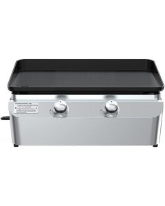 Nexgrill Tabletop 2 Burner Gas Griddle Stainless Steel