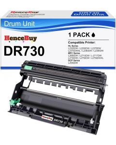 HenceBuy DR730 Drum Unit (Not Toner) Replacement for Brother DR730 DR-730 DR760 DR-760 Drum Unit Work with, Bundle of 2