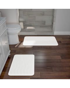 Lavish Home 2-Piece Memory Foam Bath Mat Set 2-Piece, Bundle of 2