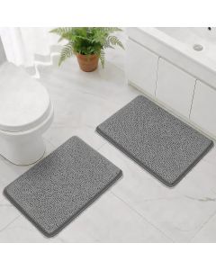 Bcoimo Bath Rug Mat Sets 2 Piece, Bundle of 2