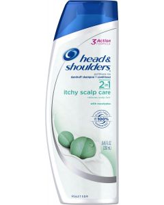 Head &amp; Shoulders Head and Shoulders Itchy Scalp Care with Eucalyptus 2-in-1 Anti-Dandruff Shampoo +, Bundle of 4
