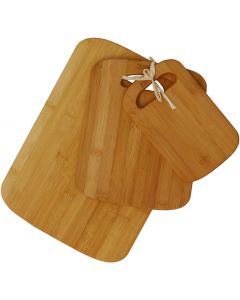 Oceanstar 3-Piece Bamboo Cutting Board Set 3-Piece, Bundle of 2