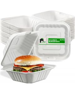 EconoHome 100% Compostable Take-Out Food Containers –, Bundle of 2