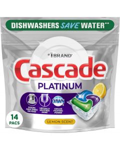 Cascade Platinum Plus ActionPacs Dishwasher Detergent Pods 14 Count, Bundle of 3