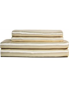 Baltic Linen Satin Luxury Sheet Set 4-Piece, Bundle of 2