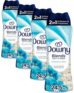 [Delivered by May 11, 2026] Downy Blends In Wash Laundry Scent Booster Beads Pack of 4, 24.5 OZ