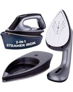 BELLAIRON Duetto 2-in-1 Steam Iron &amp; Garment Steamer + 27 oz
