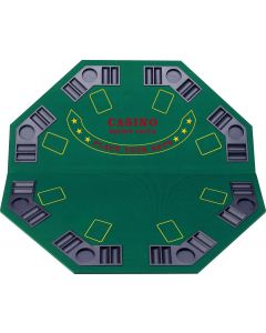 Fat Cat Folding Poker Table for 8 Players with Carrying