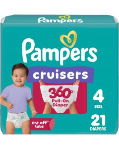 Pampers Diapers 21 Count, Bundle of 3