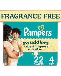 Pampers Swaddlers Diapers 22 Count, 34 lbs, Bundle of 3