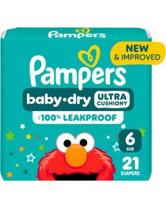 Pampers Diapers 21 Count, Bundle of 3