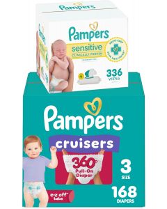 [Special Order Delivered by May 3, 2026] Pampers Diapers Size 168 Count, 336 Count