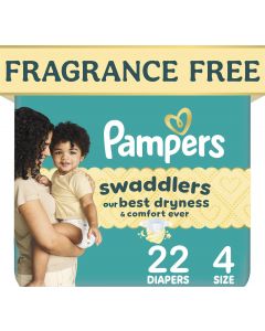 Pampers Swaddlers Diapers 22 Count, 34 lbs, Bundle of 3