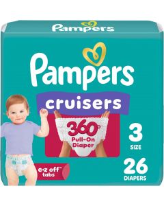 Pampers Cruisers 360 Diapers 26 Count, Bundle of 3