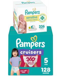 [Special Order Delivered by May 4, 2026] Pampers Diapers Size 128 Count, 336 Count