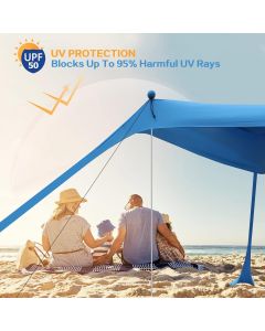 YENGIAM Beach Canopy Beach Tent Pop Up Shade Sun