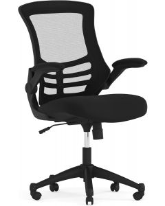 Flash Furniture Kelista Mid-Back Swivel Office Chair with Adjustable Seat
