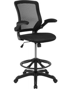 Flash Furniture Kale Mid-Back Swivel Office Chair with Adjustable Foot