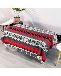 Airooglee 69&quot; L x 51&quot; W Large Mexican Blanket, Bundle of 2