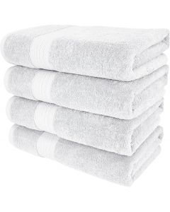 BEN KAUFMAN SALES CO Kaufman - 4 Piece 100% Cotton Bath Towel Set Cotton 4 Piece, 30 in, 54 x 30 in